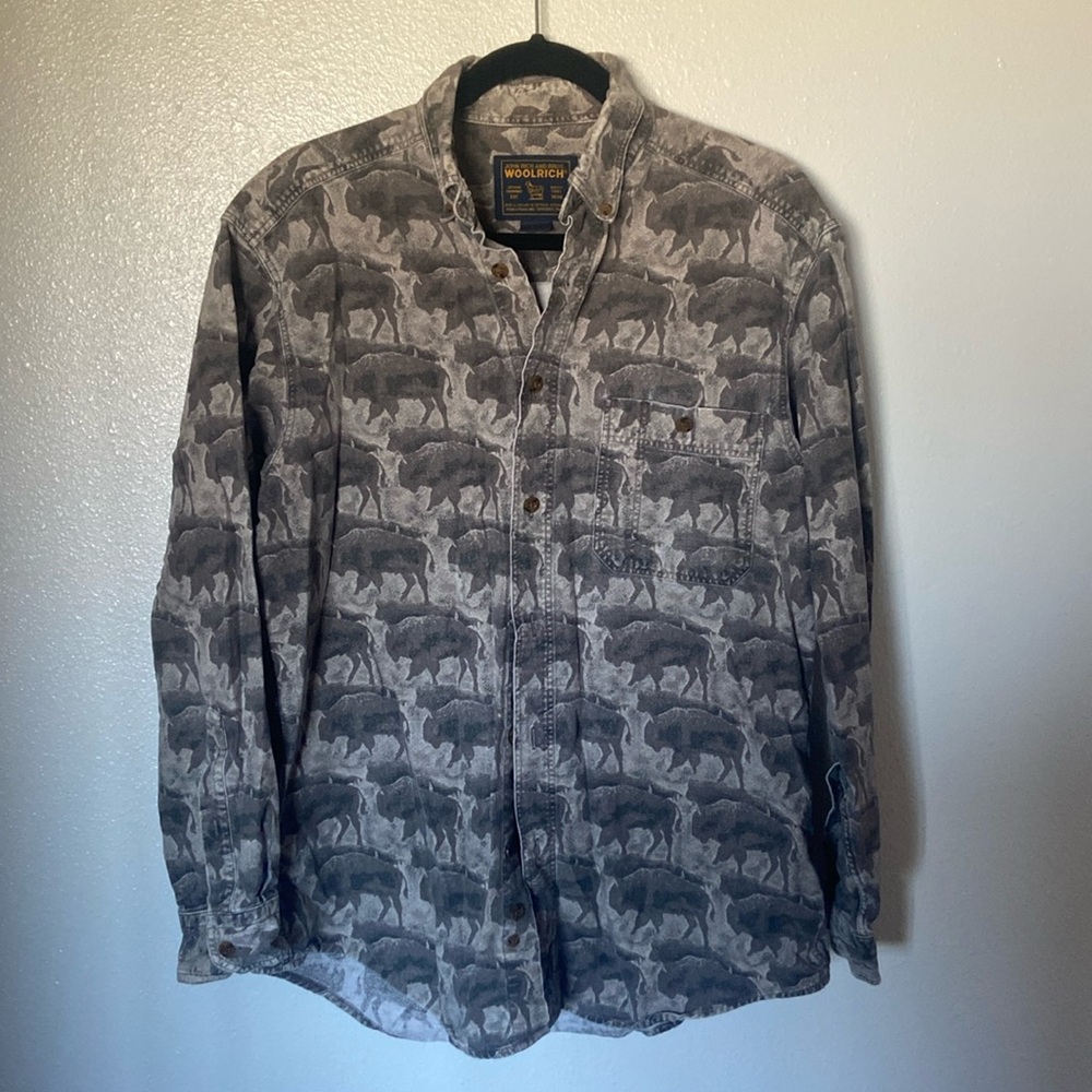 Buffalo print | 100% cotton button up
